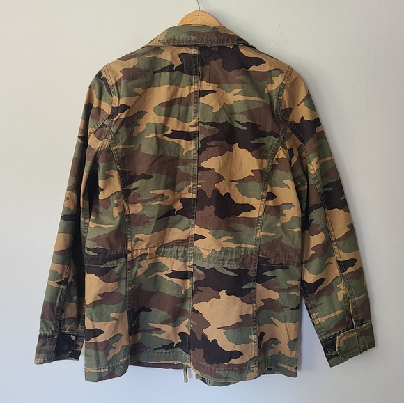 Madewell Dispatch Camo Jacket In Faded Birch Size Medium - Picture 4 of 5